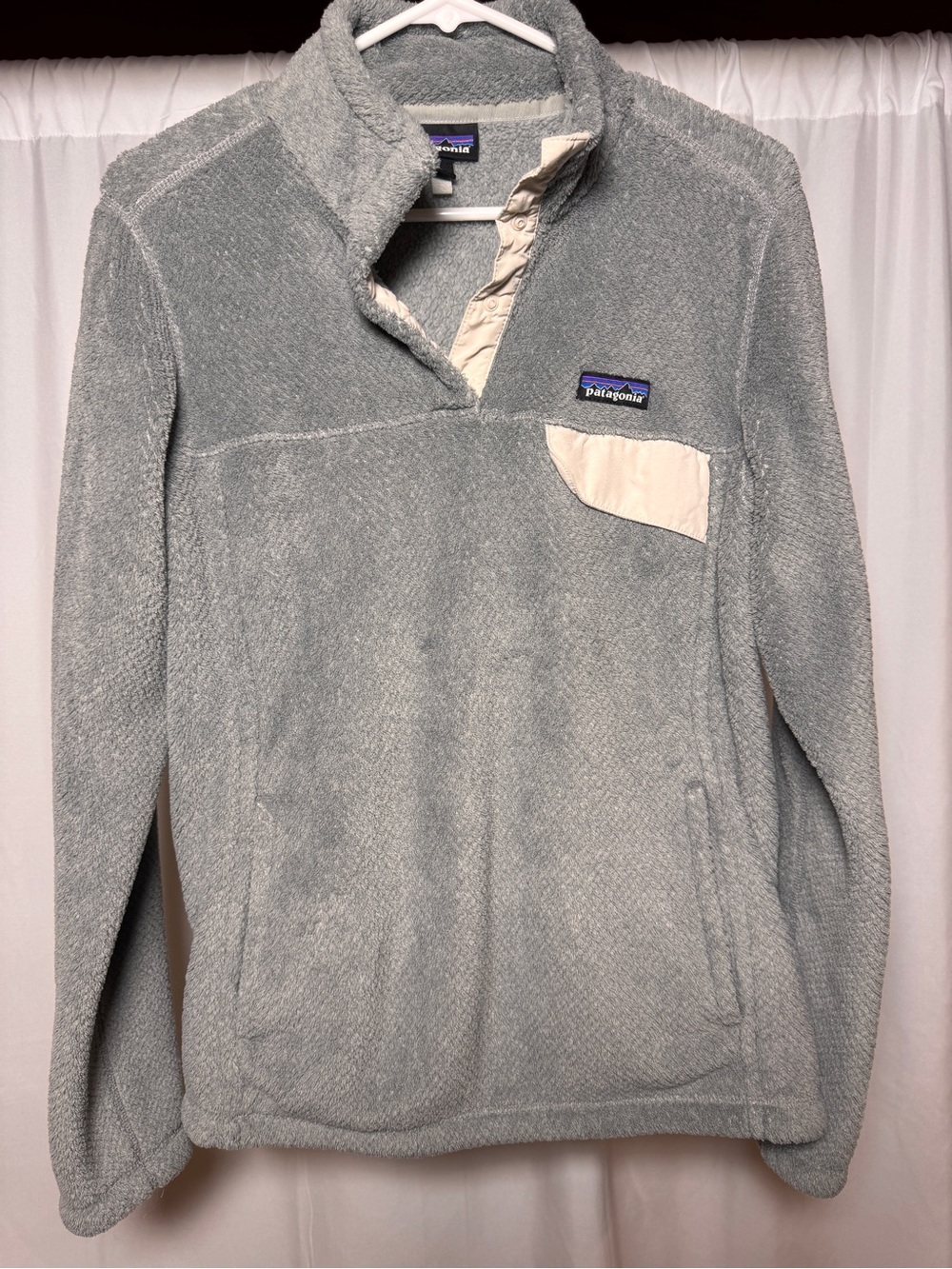 Patagonia Women’s Re-Tool Snap-T Fleece Pullover Jacket Gray Large
